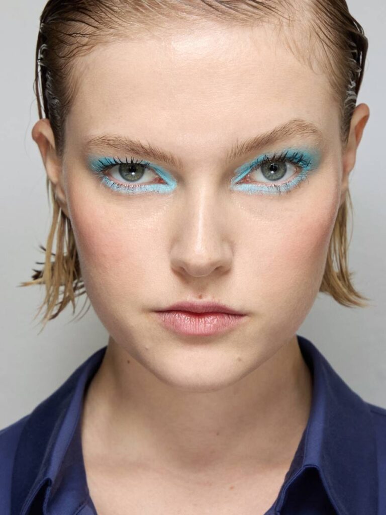 tendenze trucco: blu mania