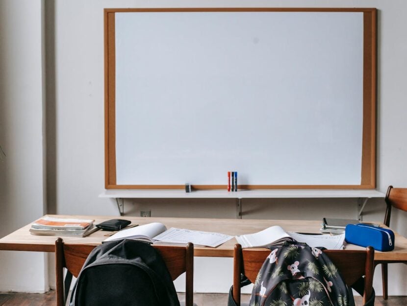 aula di scuola vuota