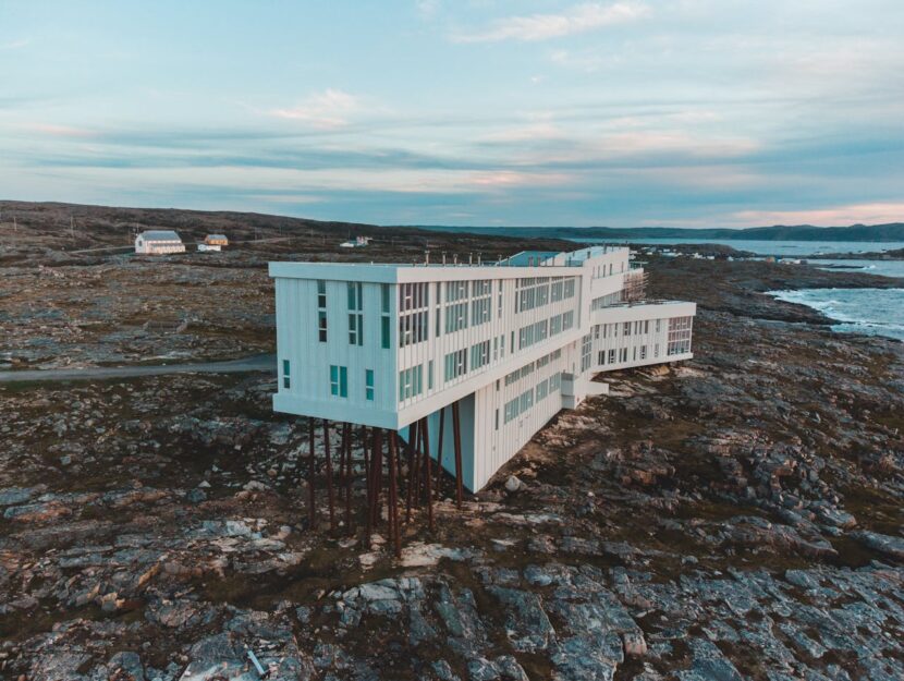 Hotel selvaggio a Fogo Island Canada