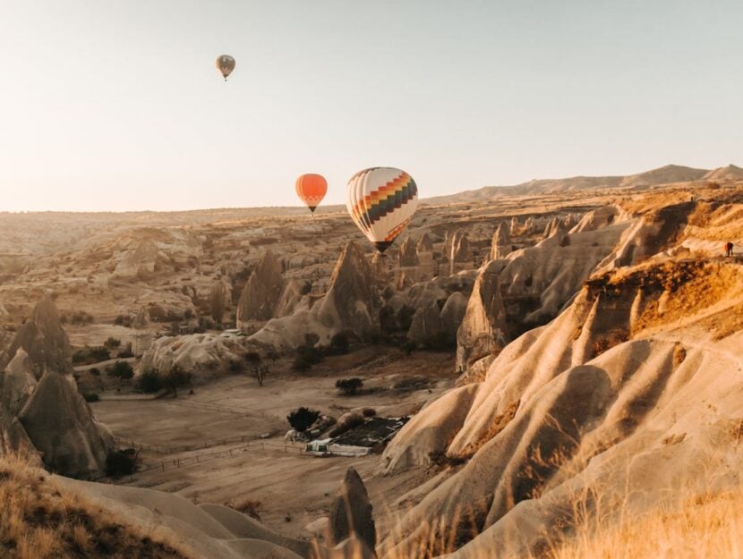 Cappadocia con mongolfiera