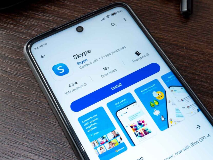 L'app di Skype