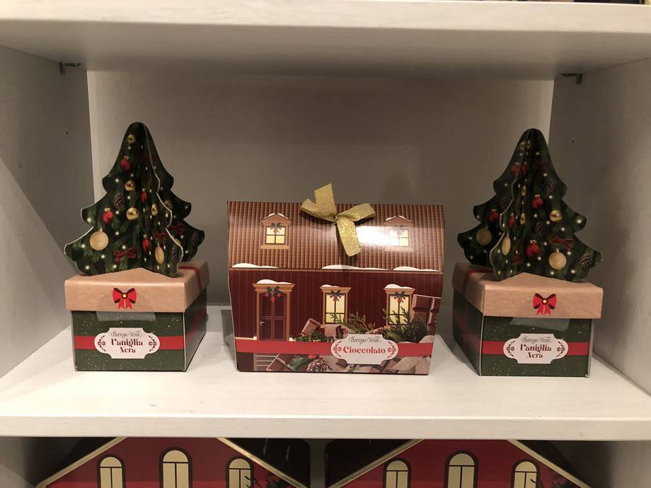 Scatola da 72 Decorazioni Natalizie da Appendere in Legno Palline per Albero  di Natale Addobbi Natalizi per la Casa - - Idee regalo