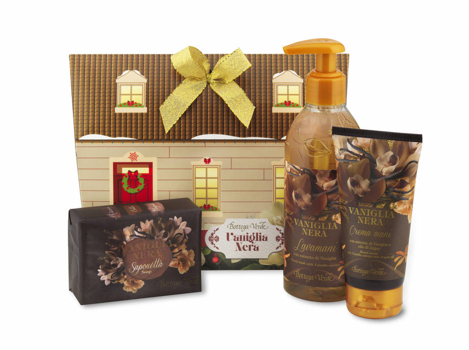 Bottega Verde Black Vanilla set regalo di Natale da donna